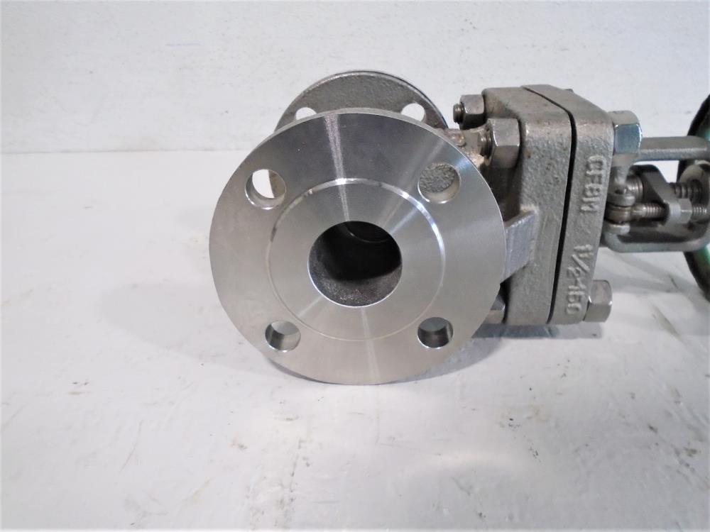 Kitz 1-1/2" 150# CF8M Gate Valve, Fig# 150UMHAMT